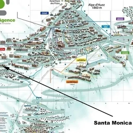 Santa Monica Appartement Alpe dʼHuez